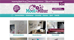Desktop Screenshot of mooiopdemuur.nl